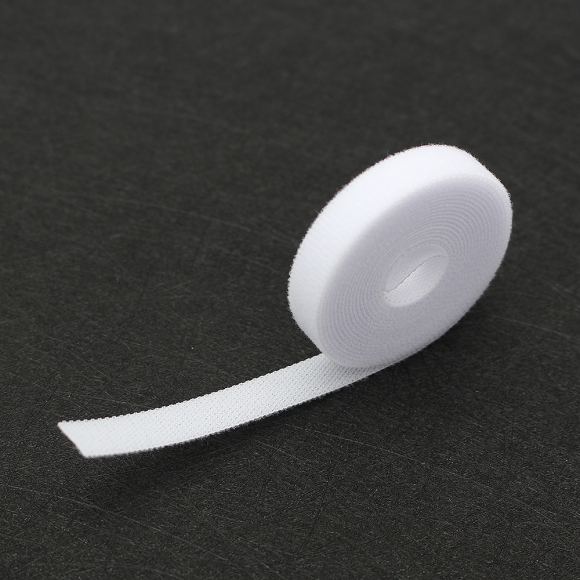 탈부착 테이프 케이블타이 10p세트 (10mmx2m) (화이트)