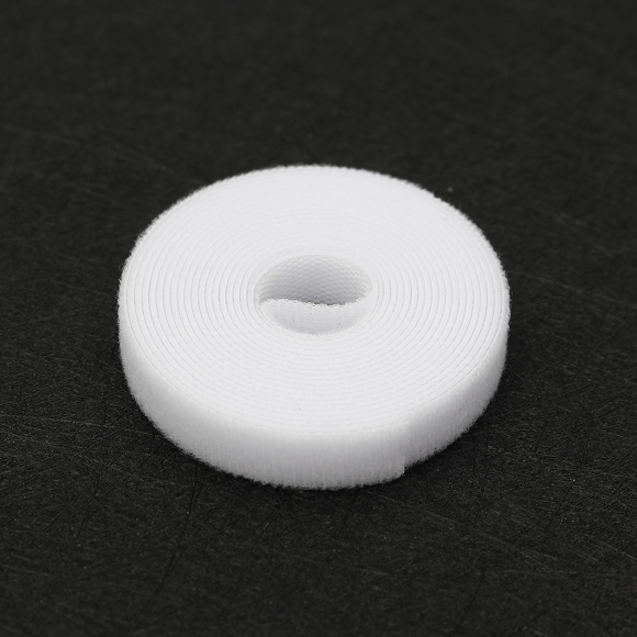 탈부착 테이프 케이블타이 10p세트 (10mmx2m) (화이트)