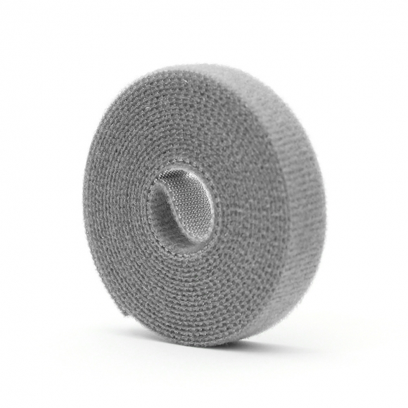 탈부착 테이프 케이블타이 10p세트 (10mmx2m) (그레이)