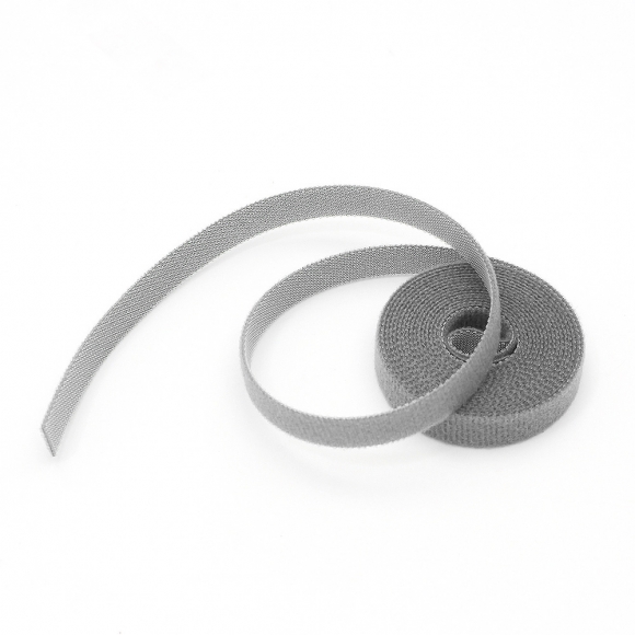 탈부착 테이프 케이블타이 10p세트 (10mmx2m) (그레이)