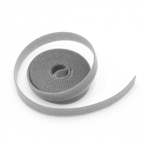 탈부착 테이프 케이블타이 10p세트 (10mmx2m) (그레이)