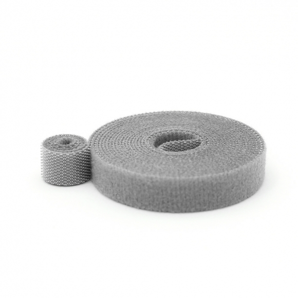 탈부착 테이프 케이블타이 10p세트 (10mmx2m) (그레이)