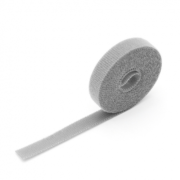 탈부착 테이프 케이블타이 10p세트 (10mmx2m) (그레이)