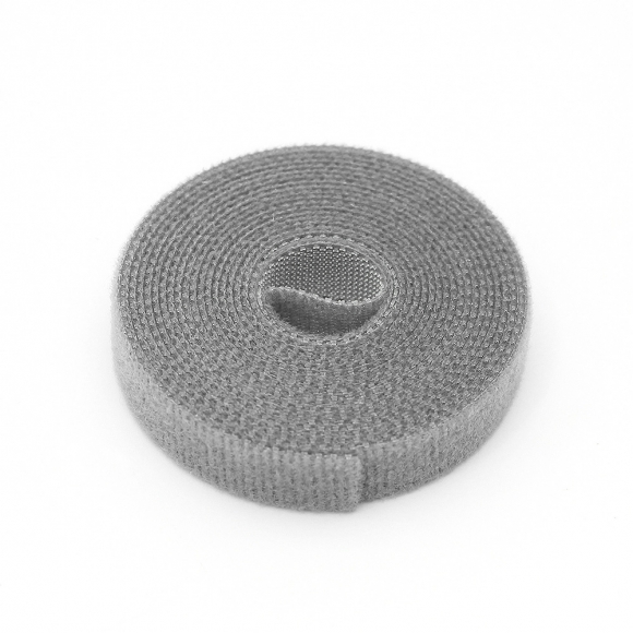 탈부착 테이프 케이블타이 10p세트 (10mmx2m) (그레이)