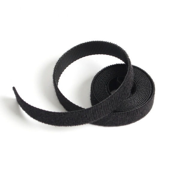 탈부착 테이프 케이블타이 10p세트 (10mmx1m) (블랙)