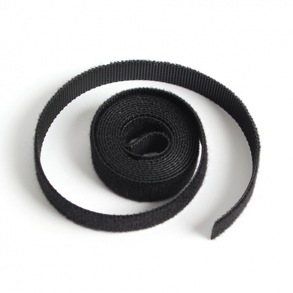 탈부착 테이프 케이블타이 10p세트 (10mmx1m) (블랙)