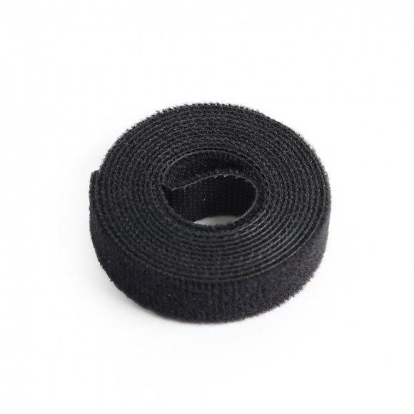 탈부착 테이프 케이블타이 10p세트 (10mmx1m) (블랙)