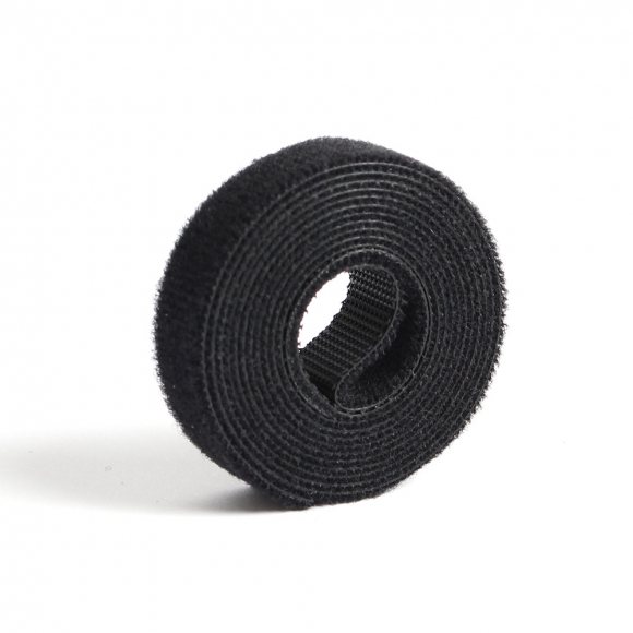 탈부착 테이프 케이블타이 10p세트 (10mmx1m) (블랙)