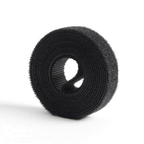 탈부착 테이프 케이블타이 10p세트 (10mmx1m) (블랙)