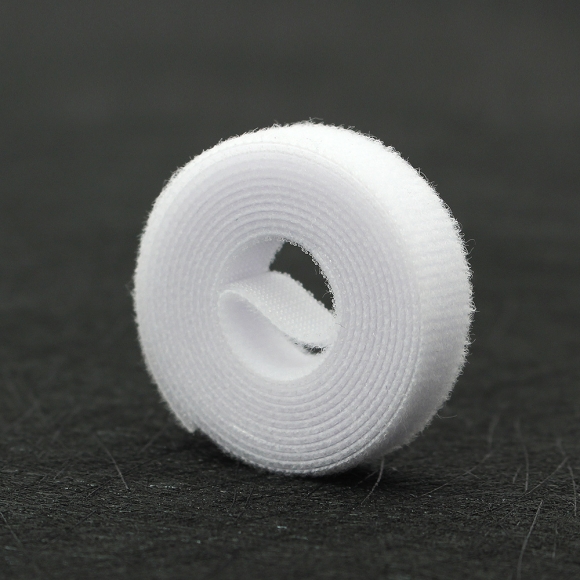 탈부착 테이프 케이블타이 10p세트 (10mmx1m) (화이트)