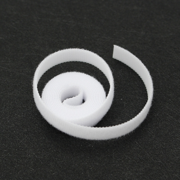 탈부착 테이프 케이블타이 10p세트 (10mmx1m) (화이트)