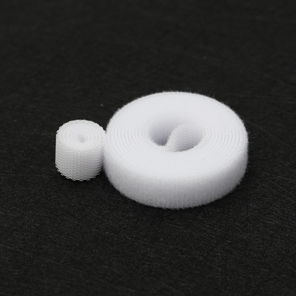 탈부착 테이프 케이블타이 10p세트 (10mmx1m) (화이트)