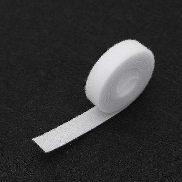 탈부착 테이프 케이블타이 10p세트 (10mmx1m) (화이트)