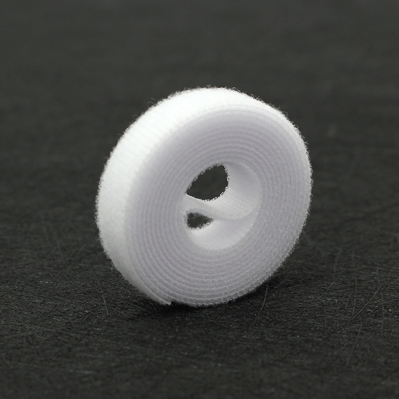 탈부착 테이프 케이블타이 10p세트 (10mmx1m) (화이트)