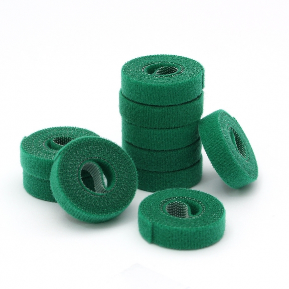 탈부착 테이프 케이블타이 10p세트 (10mmx1m) (그린)