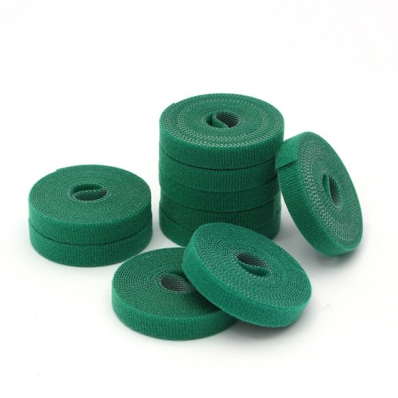 탈부착 테이프 케이블타이 10p세트 (10mmx2m) (그린)