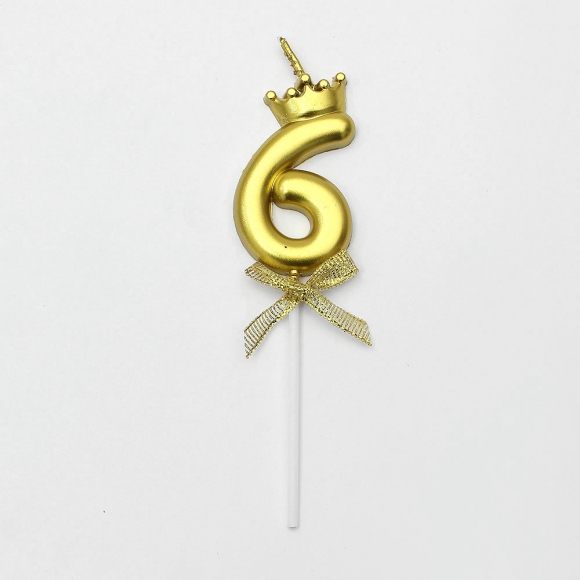 해피니스 왕관 숫자 생일초(0~9)