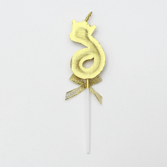 해피니스 왕관 숫자 생일초(0~9)