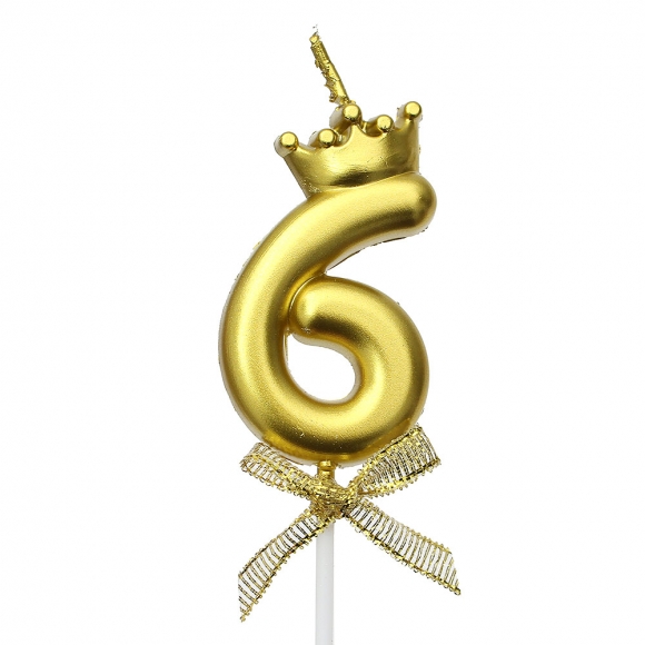 해피니스 왕관 숫자 생일초(0~9)