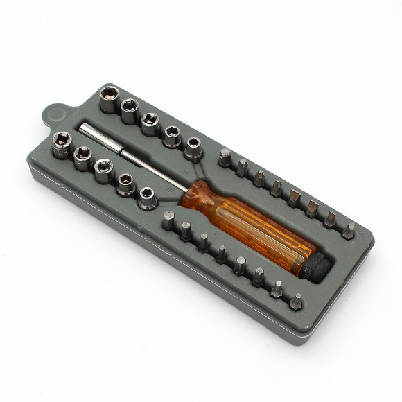 올인원 드라이버 비트 소켓 27종 세트