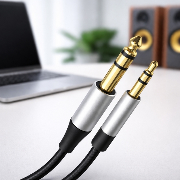 3.5 to 5.5 TRS 스테레오 오디오 케이블 2m