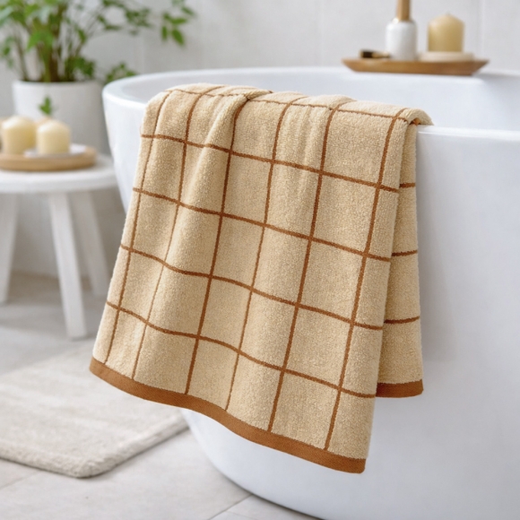 뽀송데이 30수 코튼 바스타월(브라운)