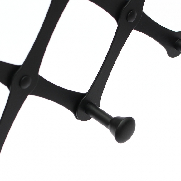 퀸하우스 자바라 4구 도어후크(블랙)