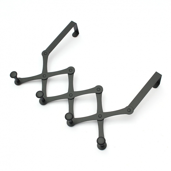 퀸하우스 자바라 4구 도어후크(블랙)