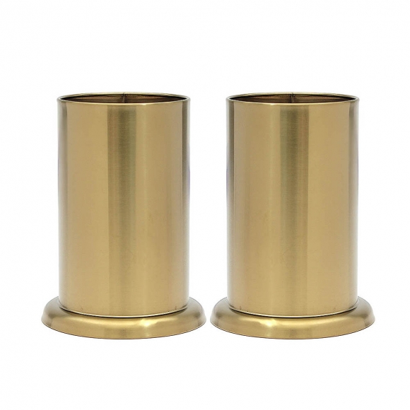 리빙데이 스텐 수저통 2p세트(S2) (골드)