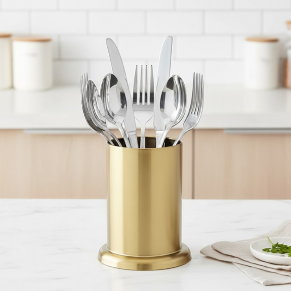 리빙데이 스텐 수저통 2p세트(S2) (골드)