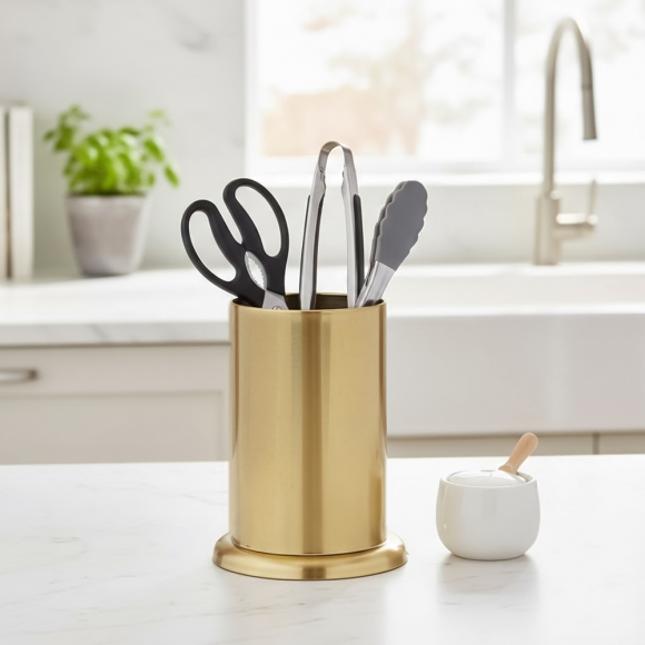 리빙데이 스텐 수저통 2p세트(S2) (골드)