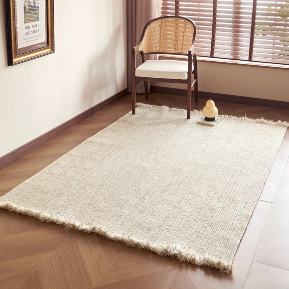 심플 내추럴 핸드메이드 러그C-1 (150cm*240cm)