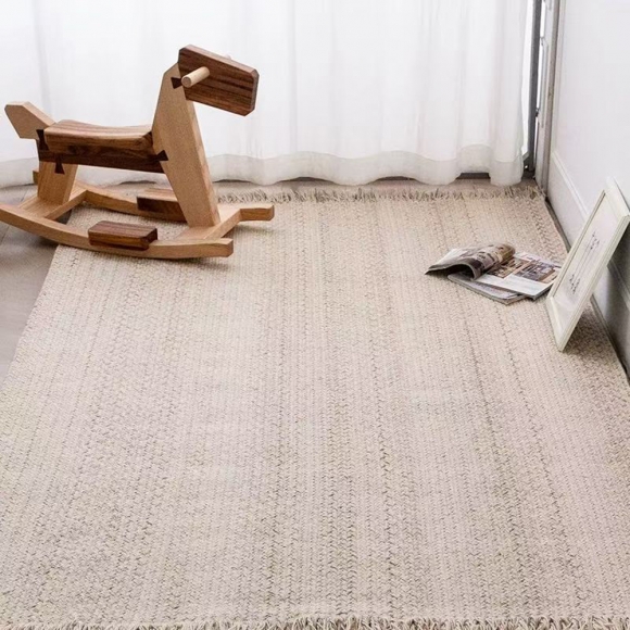 심플한 스타일 양털 단모 러그(150cm*240cm)