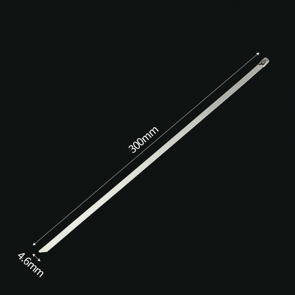 스트롱강 304스텐 케이블타이 100개(4.6x300mm)