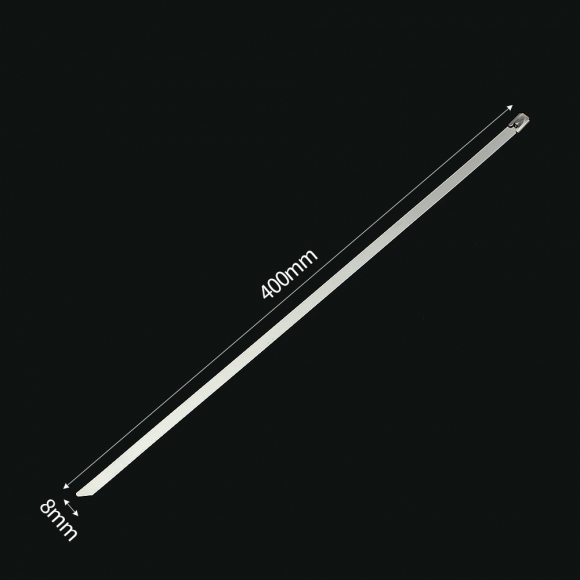 스트롱강 304스텐 케이블타이 100개(8x400mm)