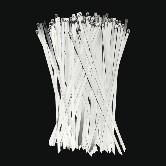 스트롱강 304스텐 케이블타이 100개(8x400mm)