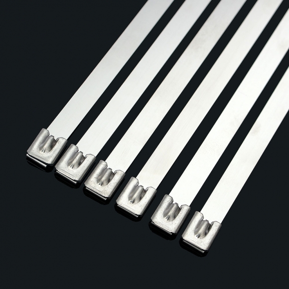 스트롱강 304스텐 케이블타이 100개(8x400mm)