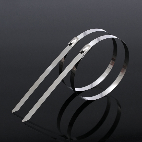 스트롱강 304스텐 케이블타이 100개(8x400mm)