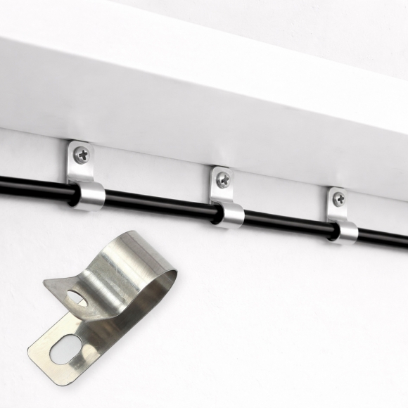 [영달철물] 304스텐 케이블 클램프 100개(7mm)