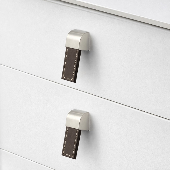 렛홈 가죽 가구손잡이 5세트(1구) (브라운)