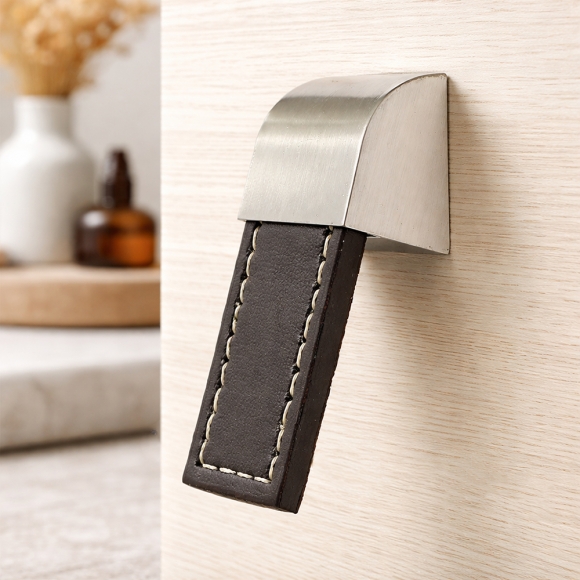 렛홈 가죽 가구손잡이 5세트(1구) (브라운)