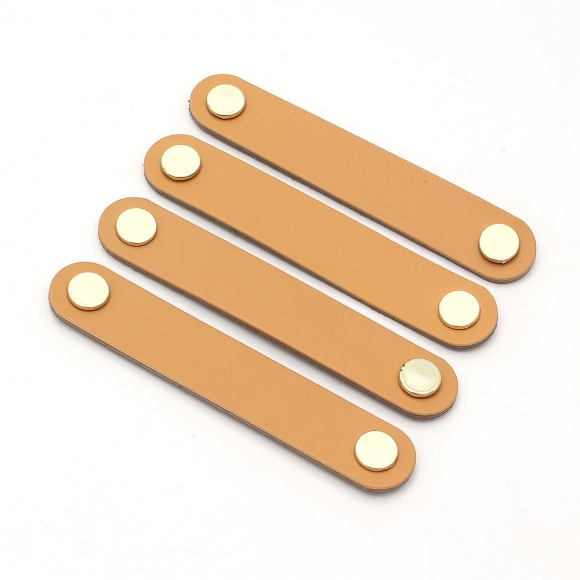 레더룸 가죽 가구 손잡이 4세트(96mm) (모던베이지)