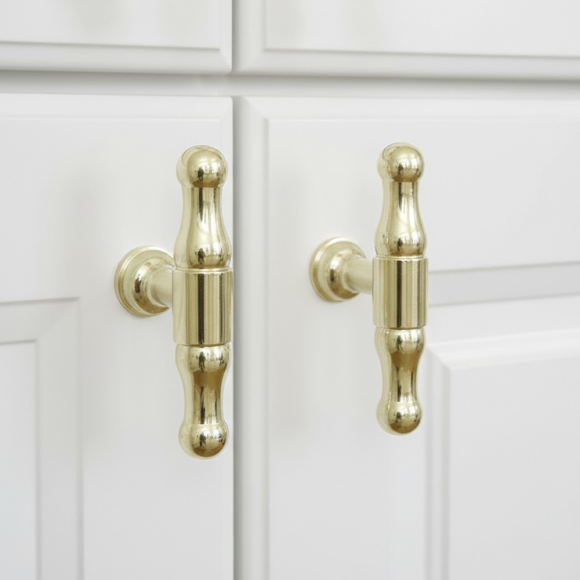 노르디아 골드 가구손잡이 4개입(1구) (앤틱볼)