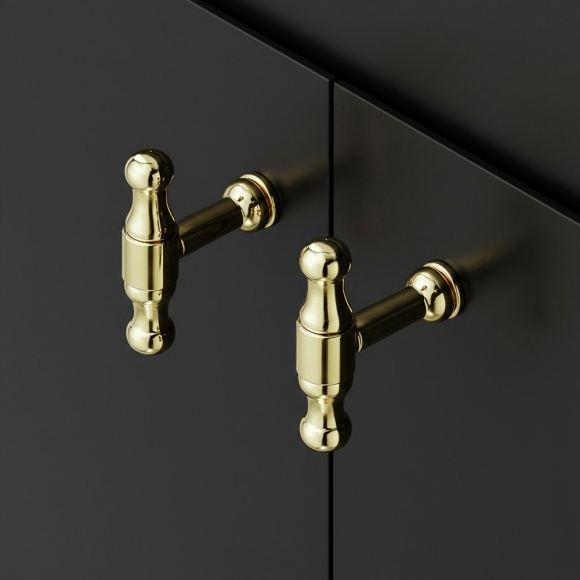 노르디아 골드 가구손잡이 4개입(1구) (앤틱볼)