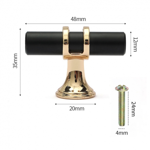 파르페 가구손잡이 4개입(1구) (블랙)