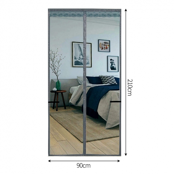 [리빙피스] 심플 문 모기장(90x210cm) (블루그린)