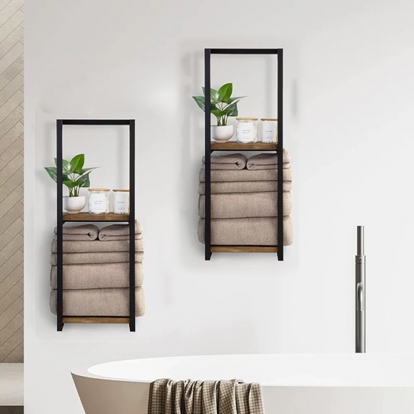 욕실 화장실 접착식 수건정리랙(색상)