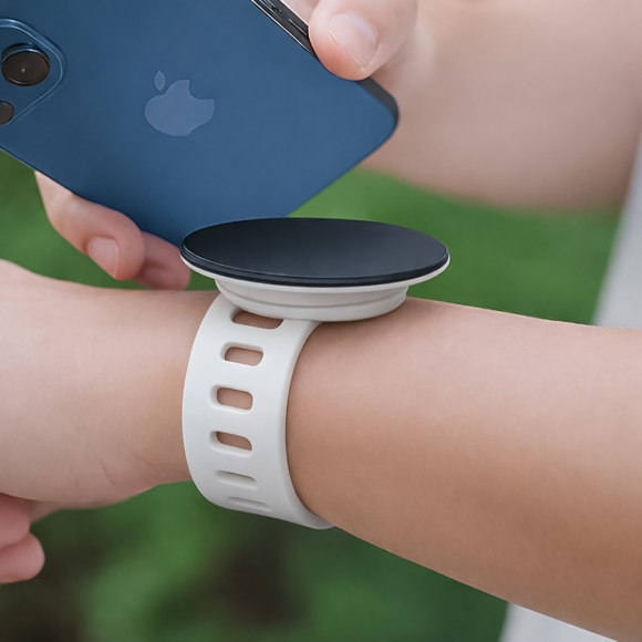 프리핸드 맥세이프 손목거치대(화이트)