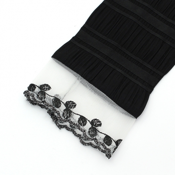 레이스 자외선차단 팔토시 2세트(블랙)