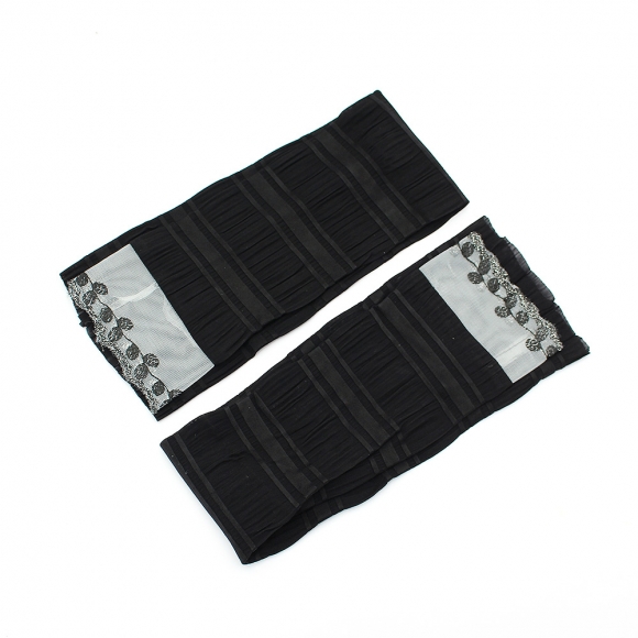 레이스 자외선차단 팔토시 2세트(블랙)